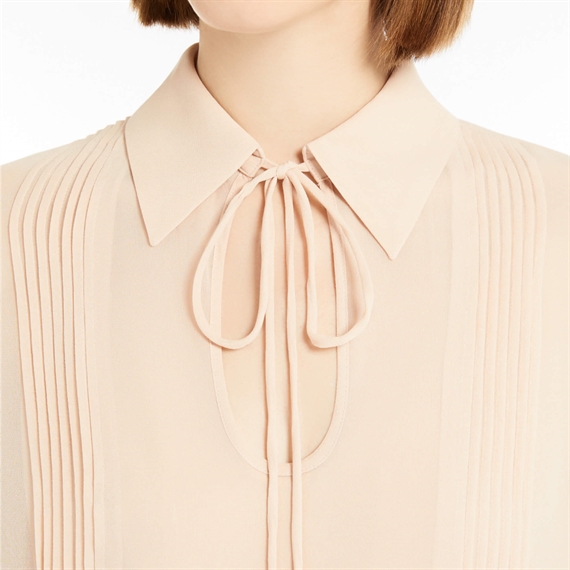 Max Mara Studio Valdai Bluse, Beige Pink